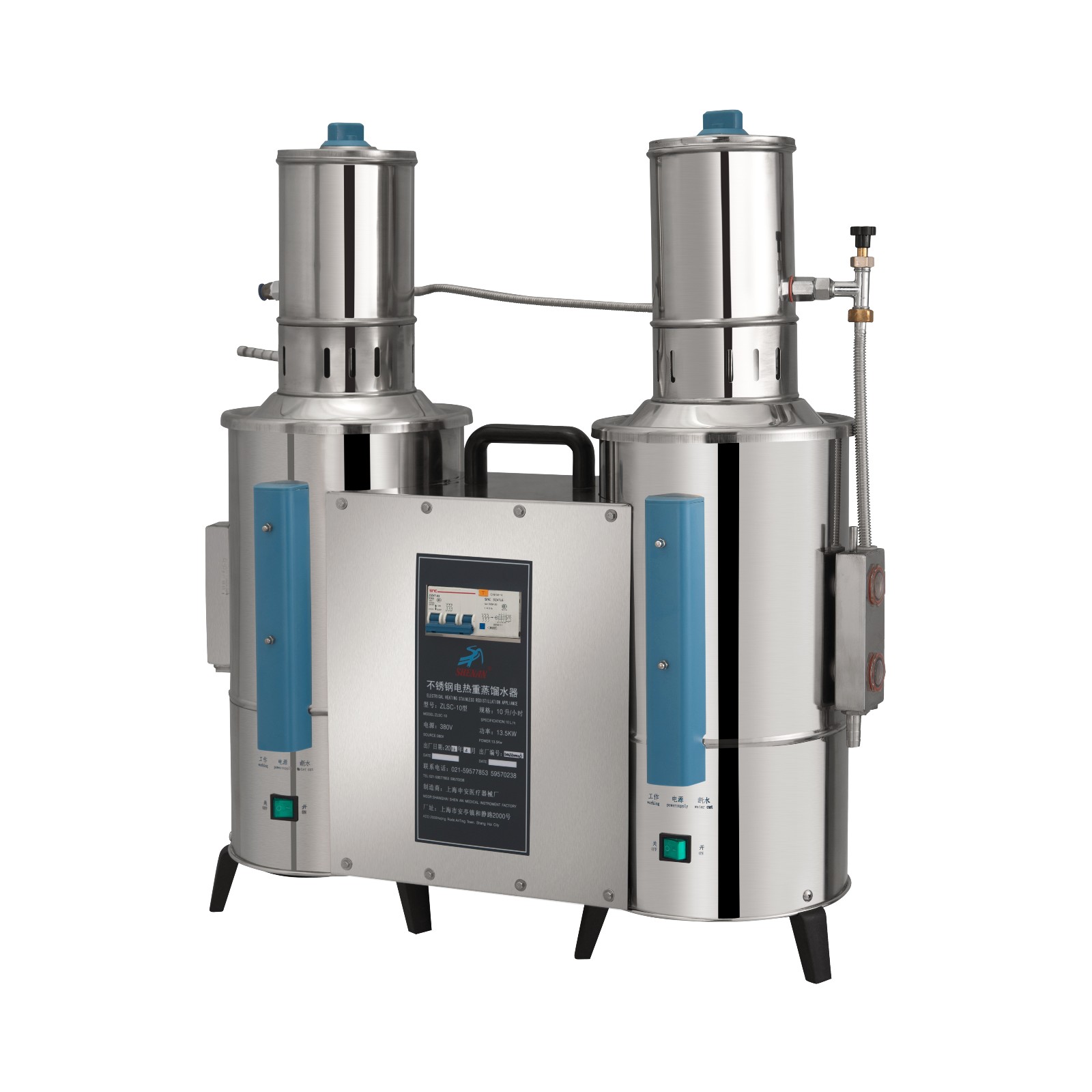 上海申安不銹鋼電熱蒸餾水器ZLSC-5(停產(chǎn))